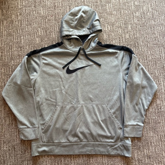 Nike men’s hoodie size XXL, gray, hooded sweatshirt - Picture 1 of 4